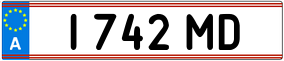 Truck License Plate